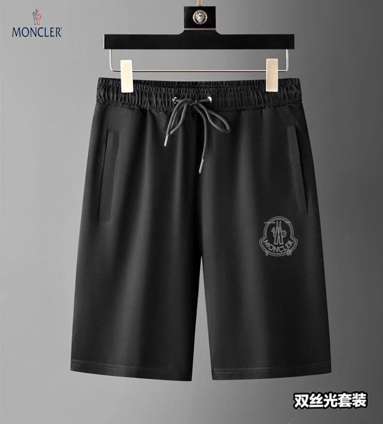 P280 Brand [MONCLER] 2025 new men’s short-sleeved shorts suit! Synchronous sales on the official website! High-end version on the market! It feels delicate and soft! Make you more comfortable to wear! The draped silhouette is awesome! Size: M-5XL (please state your height and weight when placing an order)