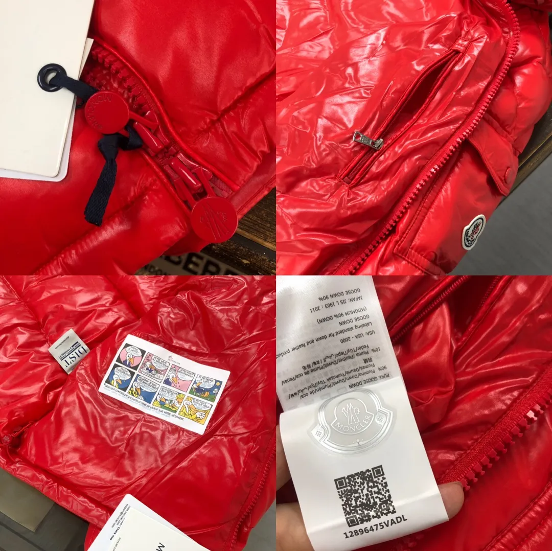P900 Moncler Meng Mouth #hooded Maya is cut to create a smart posture. Wear the 2024 autumn and winter Moncler main line down jacket to return to the hustle and bustle of the city.  The main series for muzzles, filled with 90% down, which is warm, comfortable and not bulky. The bread suit pattern is formed by large squares. Each square is evenly distributed, firmly locking the down and keeping your body warm! Color: Black Red Size: 1-2-3-4-5 (M～3xl)