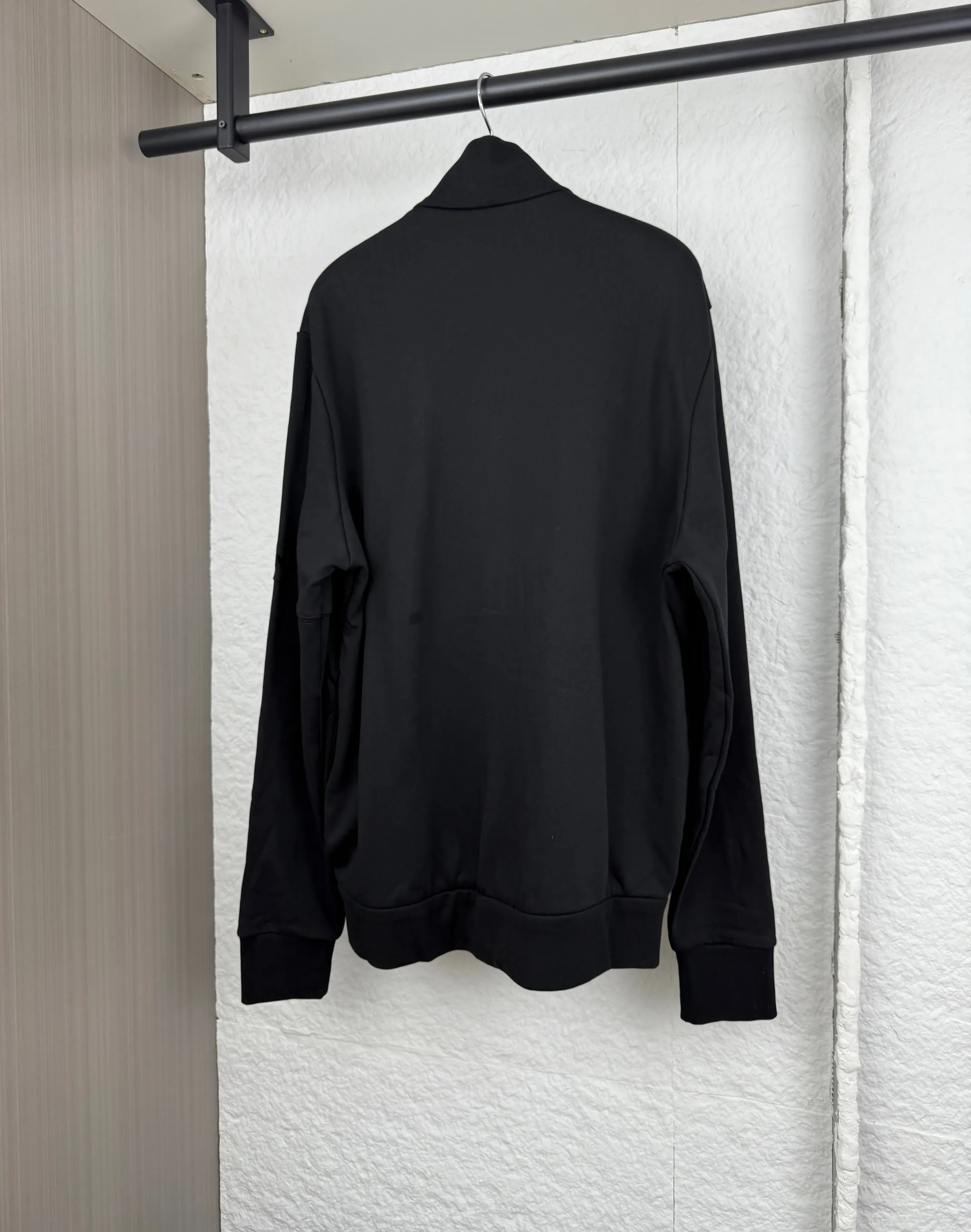 P450 Moncler masked arm patchwork zipper stand collar sweatshirt S/M/L/XL