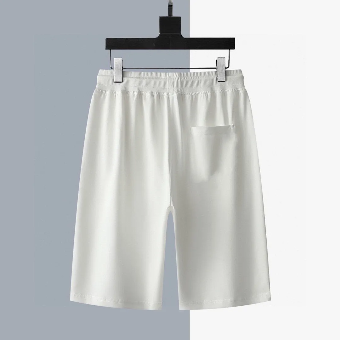 P280 Brand [MONCLER] 2025 new men’s short-sleeved shorts suit! Synchronous sales on the official website! High-end version on the market! It feels delicate and soft! Make you more comfortable to wear! The draped silhouette is awesome! Size: M-5XL (please state your height and weight when placing an order)