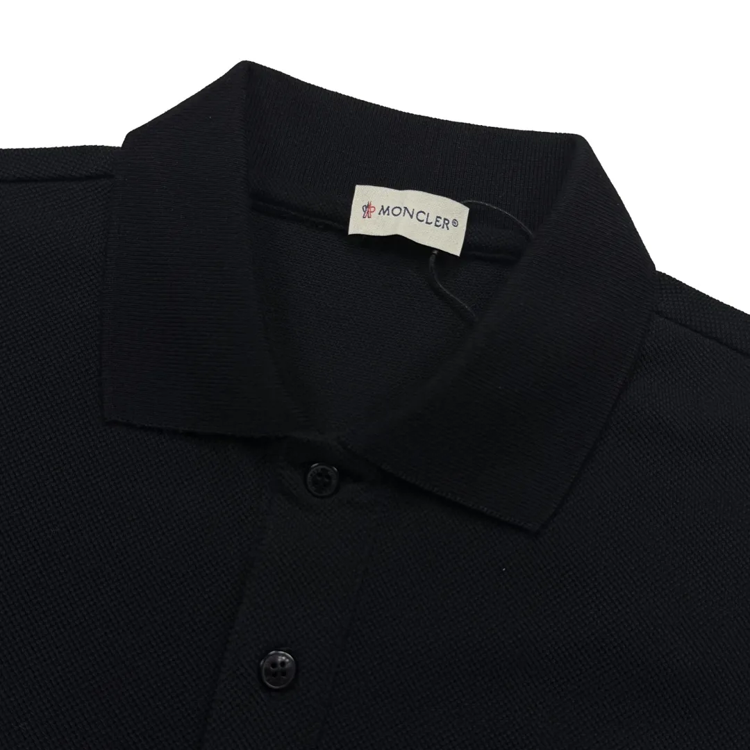 P220 Moncler logo embroidered polo shirt, sizes XS-L