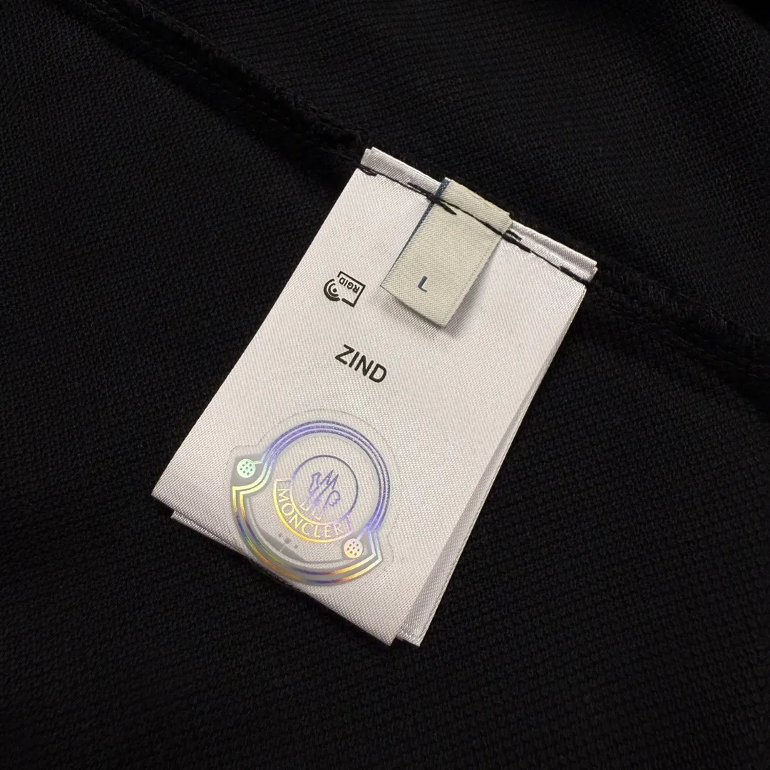 P220 Moncler logo embroidered polo shirt, sizes XS-L