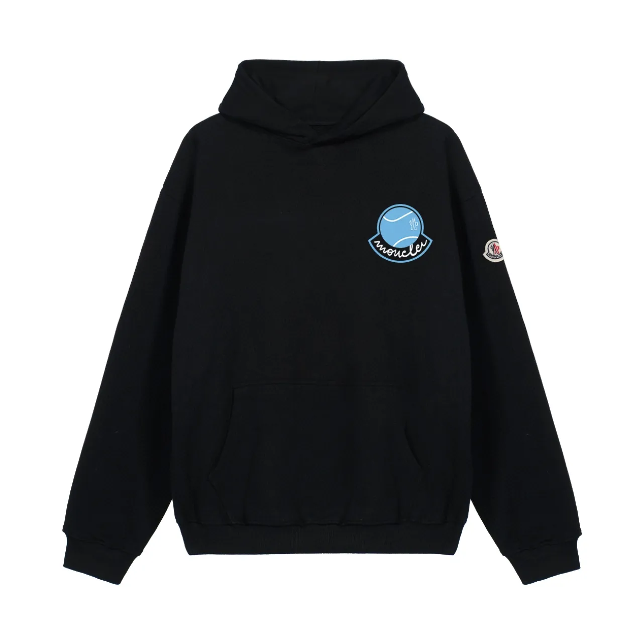 P270 Recommended model that won’t be taken off the shelves with confidence Moncler Mouth Mouth 480g Velvet printed hooded sweatshirt Australian velvet fabric is soft and comfortable, does not shrink, does not deform, does not pill) Original customized accessories Collar label Wash mark Hang tag Packaging (perfect details) Color White Black Size XS-L - Copy (47) - Copy