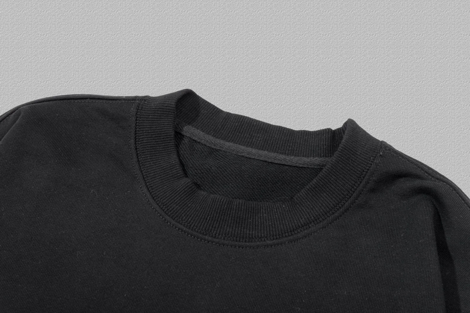 P190 [Moncler] 2025 autumn and winter new round neck sweatshirt High-end pure cotton double-ply 400g heavy terry cloth fabric Color: Black White Size: S M L XL 2XL