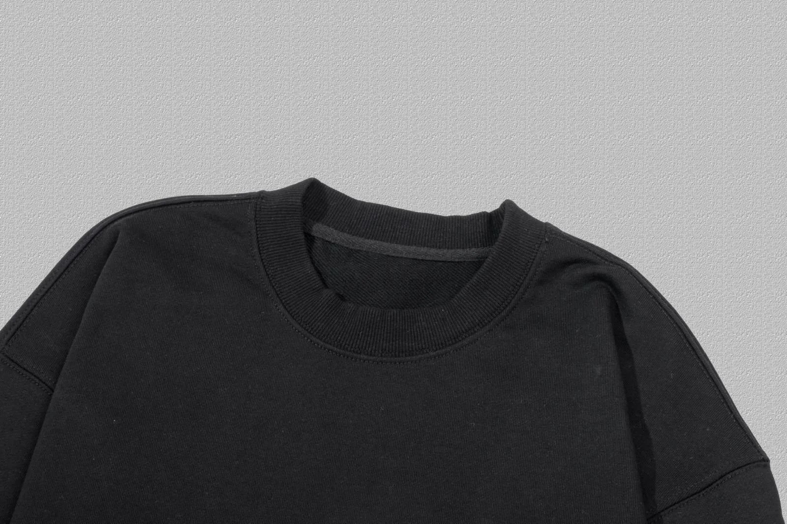 P190 [Moncler] 2025 autumn and winter new round neck sweatshirt High-end pure cotton double-ply 400g heavy terry cloth fabric Color: Black White Size: S M L XL 2XL