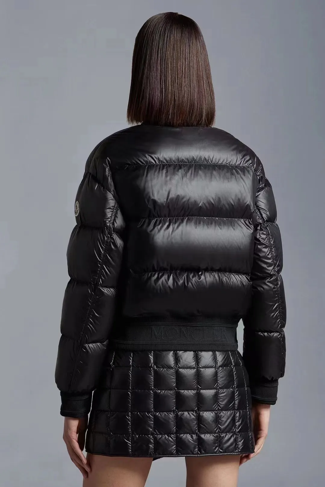 P640 💎High version💎 Moncler/Moncler 23 years new Jolin Tsai baseball jacket down jacket 90 white duck down