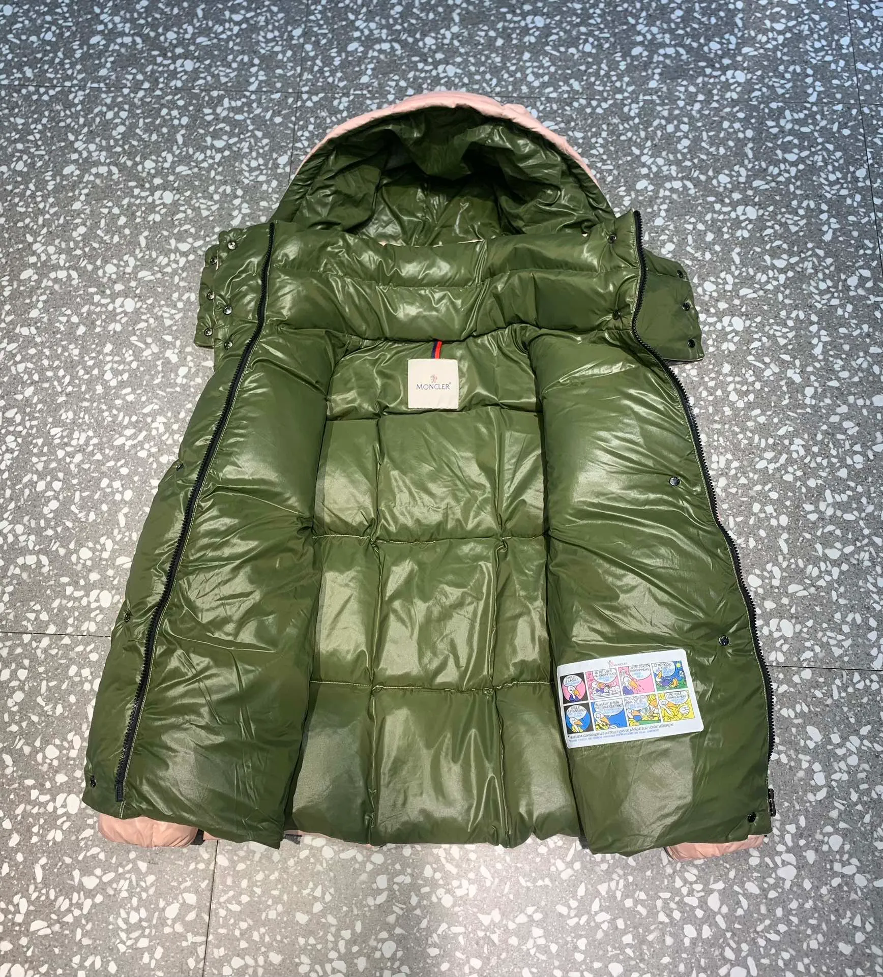 P700 🆕❤️😘2023 new Moncler short down bakery color: black, milk white, ice blue, black pink lining, white pink lining, bright red, pink lining green, Size: 0123