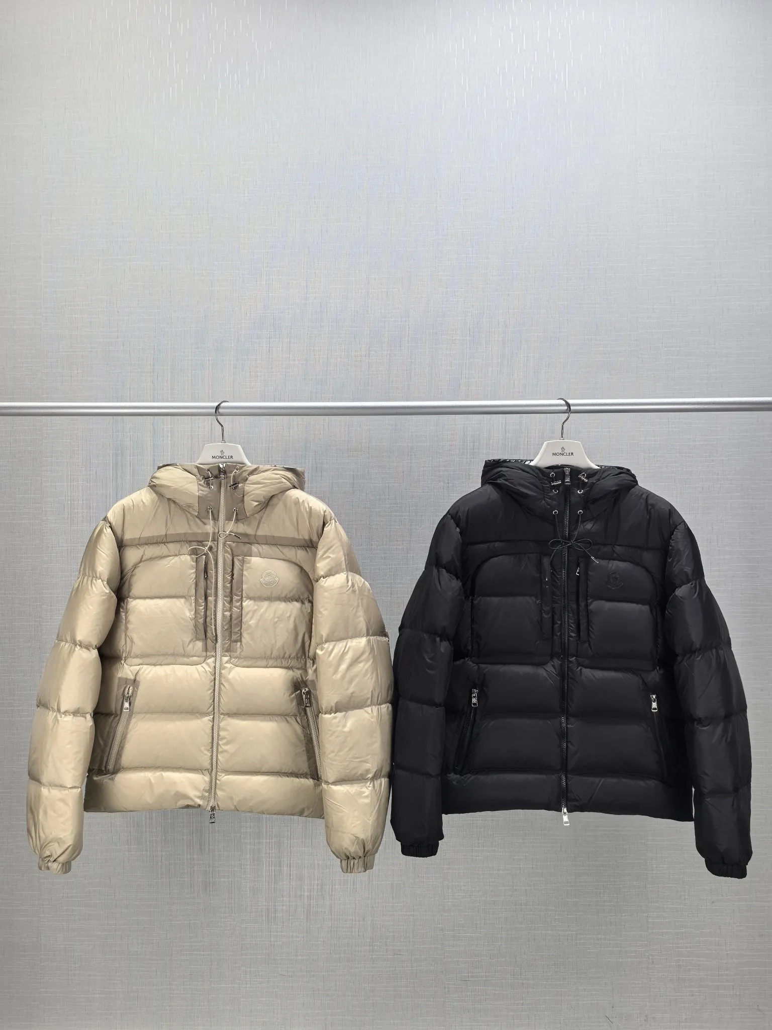 P940 New MONCLER 25th Spring Men's Hooded Zipper Decorated Down Jacket ORFET