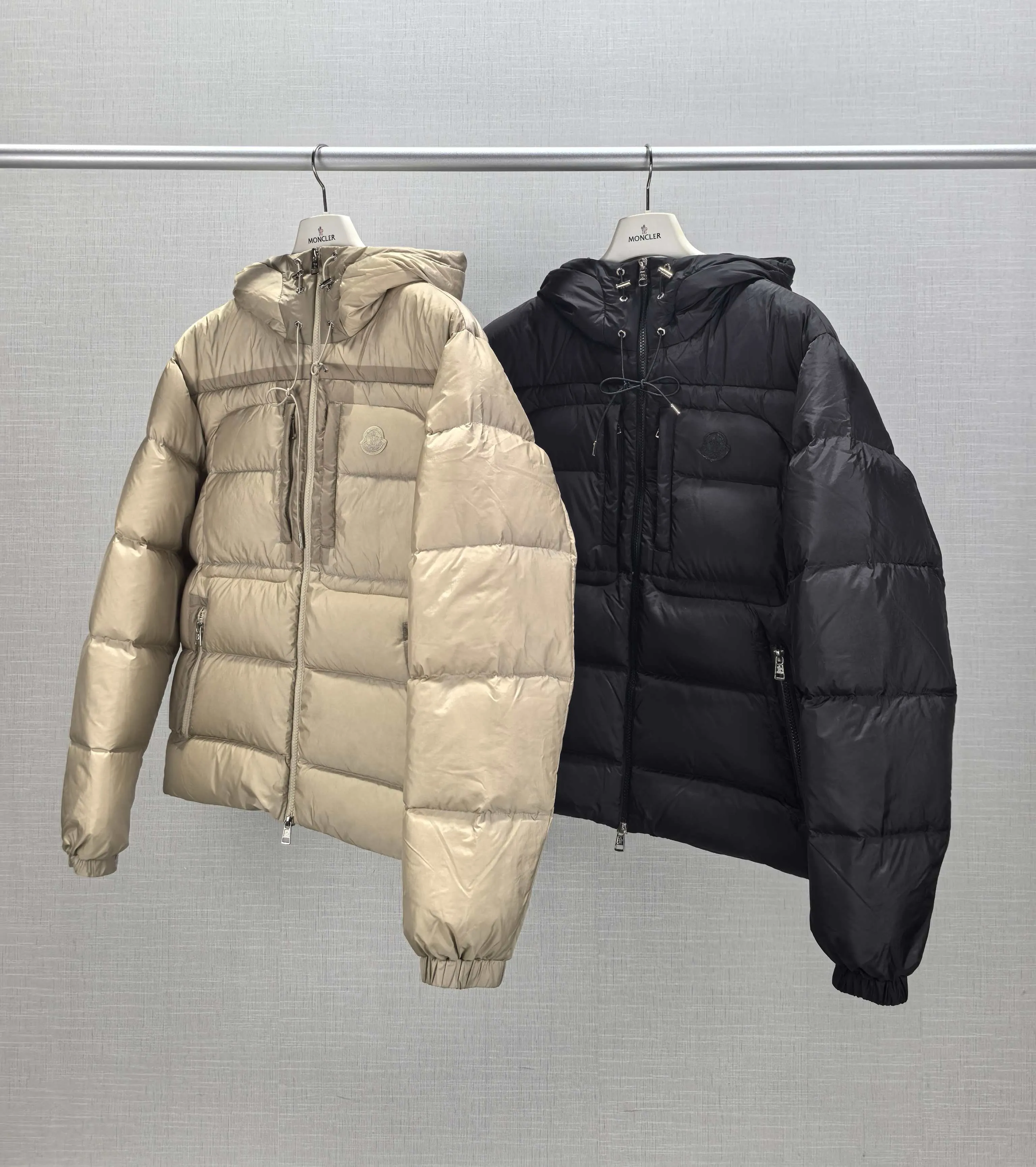 P940 New MONCLER 25th Spring Men's Hooded Zipper Decorated Down Jacket ORFET