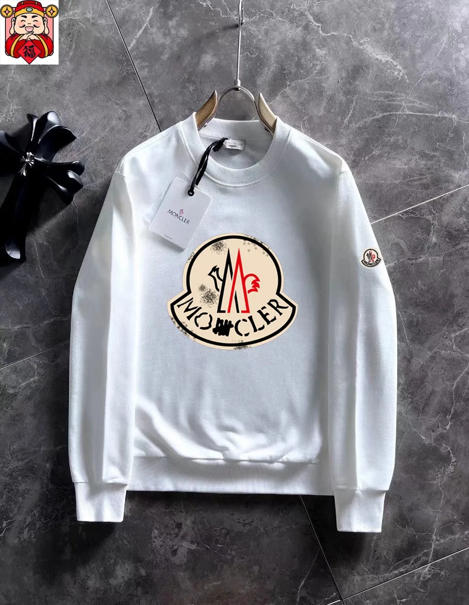P200 💰 Brand [MONCLER] (good news for fat people) 2025ss spring latest long-sleeved round-neck sweatshirt, on sale simultaneously on the official website. Refreshing and breathable. Made of top Tencel Roman. Comfortable and soft. 3D stereoscopic clarity. Super fashion sense. Great gift for your own use. Size: M-5XL (can wear up to 220 pounds)