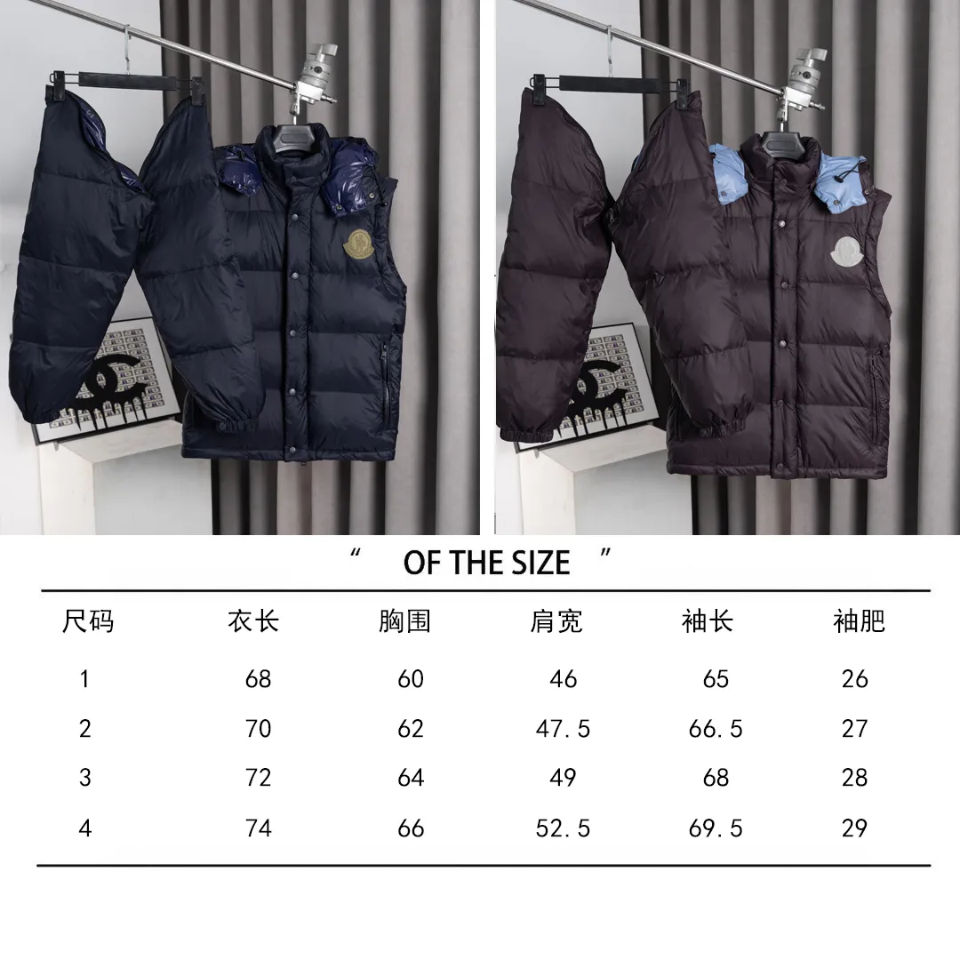 P850 Style number: HE377 Moncler Cyclone-Moncler 24 new style two-in-one down jacket with detachable sleeves The fabric is made of nylon resin fabric, which is windproof and cold-proof in winter. The inner filling is made of 90 goose down, and the down filling is as high as 400g. The upper body is extremely warm. The clothes use the sleeve and hood removal process, which is complicated and time-consuming. It can be used as a vest when it is removed and can be worn multiple times. It has custom-made small letter buttons with a mask and a hardware logo slider. It is made from the original version of the authentic counter. It has three complete standards and the original version. It is a popular down jacket that has been in the market for 24 years. You can buy it with confidence. Color: Black red/black green Size: 1 2 3 4