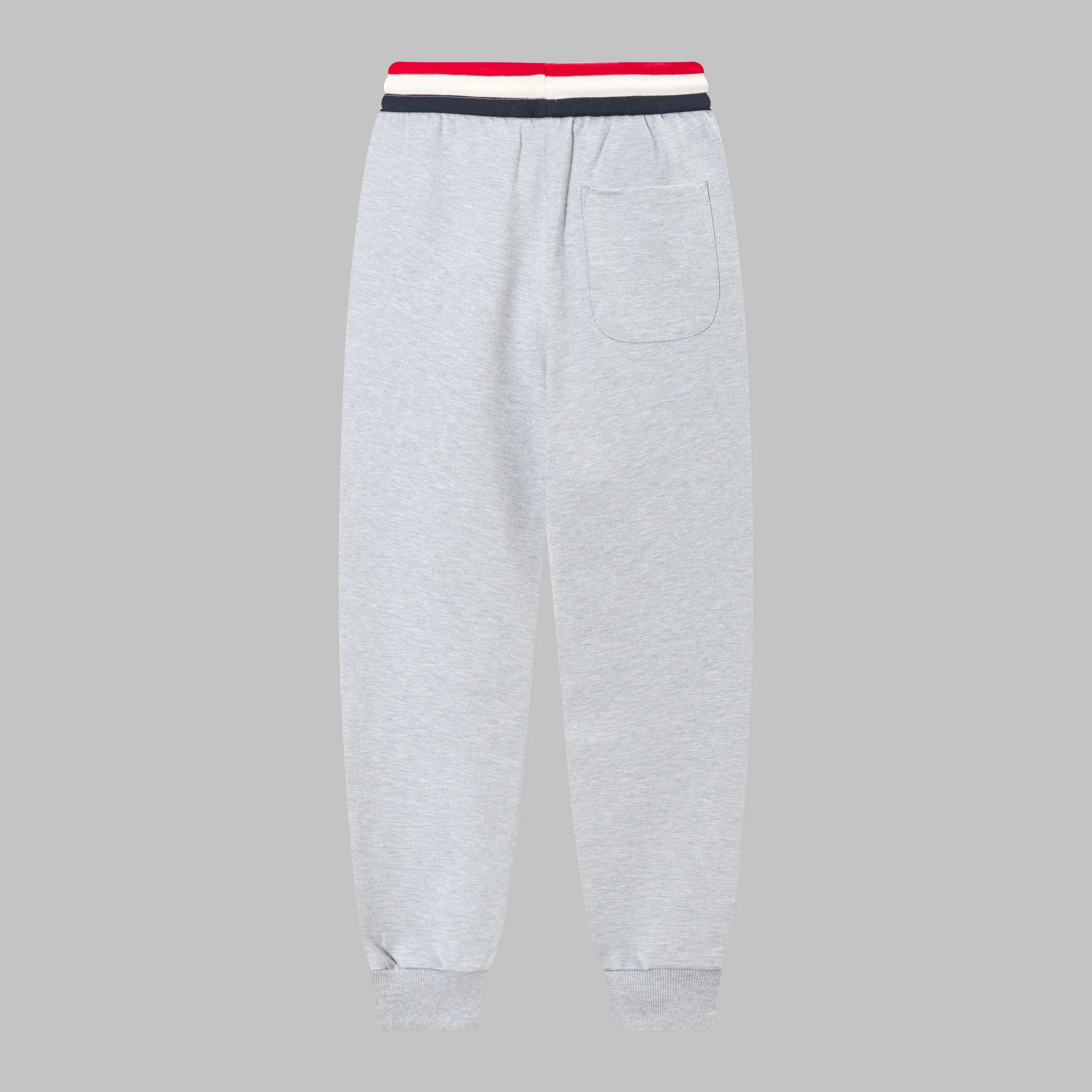 P270 MONCLER/Mask custom fabric suit casual sweatpants, simple arm brand LOGO small badge, threaded trousers technology, official synchronization, high version, high quality, fashionable personality, versatile trend, pure original quality, original fabric, tag, collar label, washed wheat, complete three standards, color: blue, gray. Size: S-2XL
