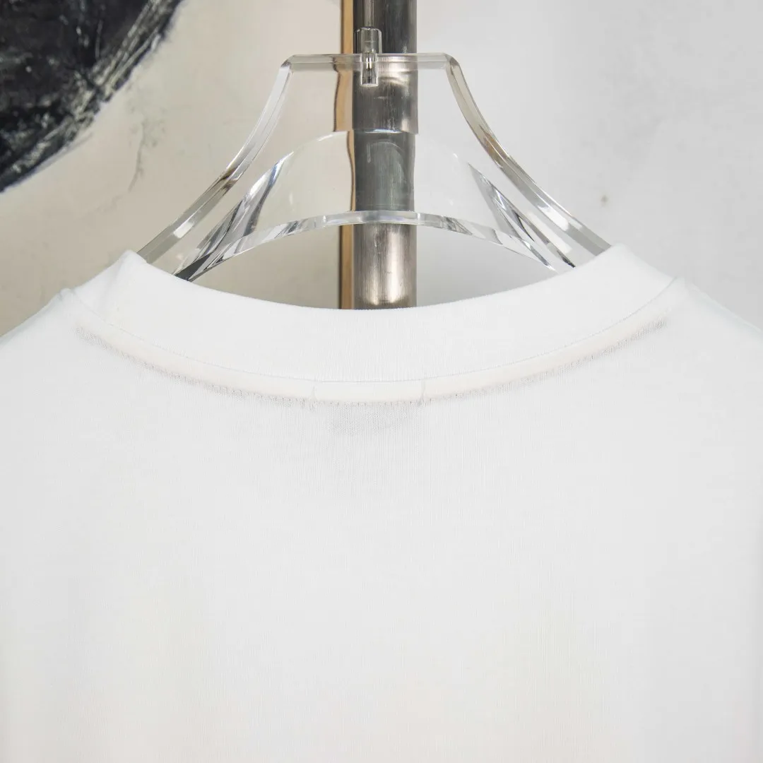 P190 💰 zp version [exclusive supply] MONCLER/muzzle 300g round neck short-sleeved T-shirt brand classic hot diamond letter LOGO embossing process official synchronization high version high quality fashion personality versatile trend pure original quality original fabric hang tag collar label washed wheat complete three standards color: black. white. size: S M L XL XXL number: WS10028