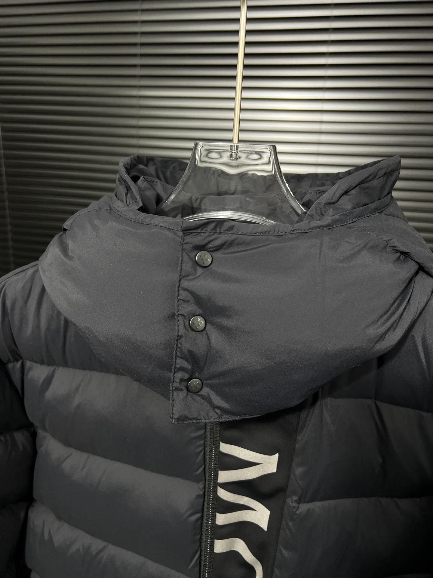 P680 Moncler Mouth Mouth 23FW latest style clothing, hat can be removed at will, color: black, size: 12345