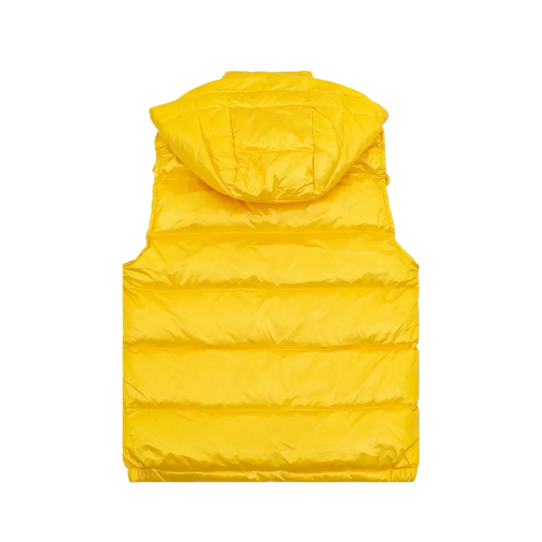 P560 Moncler maya/mask hooded logo down vest Size: 1-5