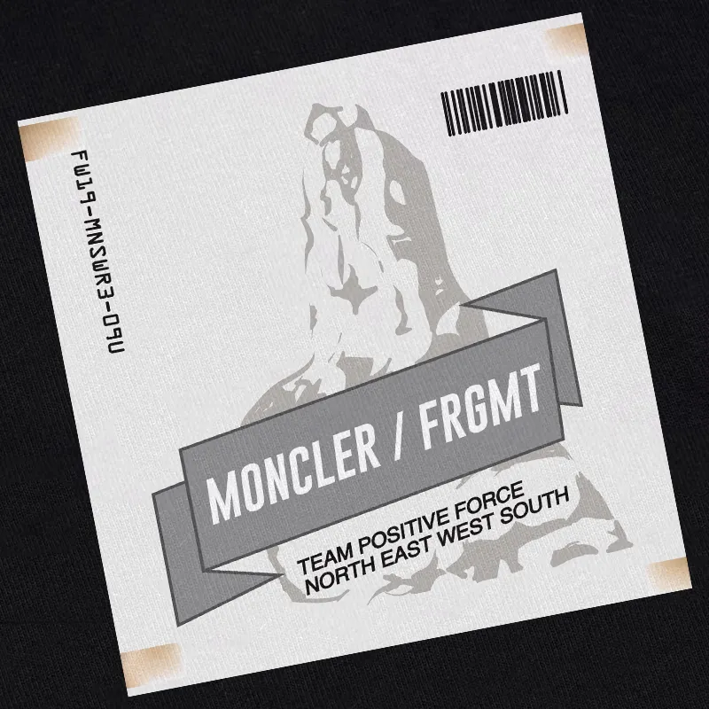 P240 Recommend the most popular Moncler masked 380g printed terry crew neck sweatshirt. Breathable pure cotton fabric. The texture is very soft and comfortable. No shrinkage, no deformation, no pilling). Original customized accessories. Collar label. Wash mark. Hang tag. Packaging (perfect details). Color: White. Black. Size: XS S M L.