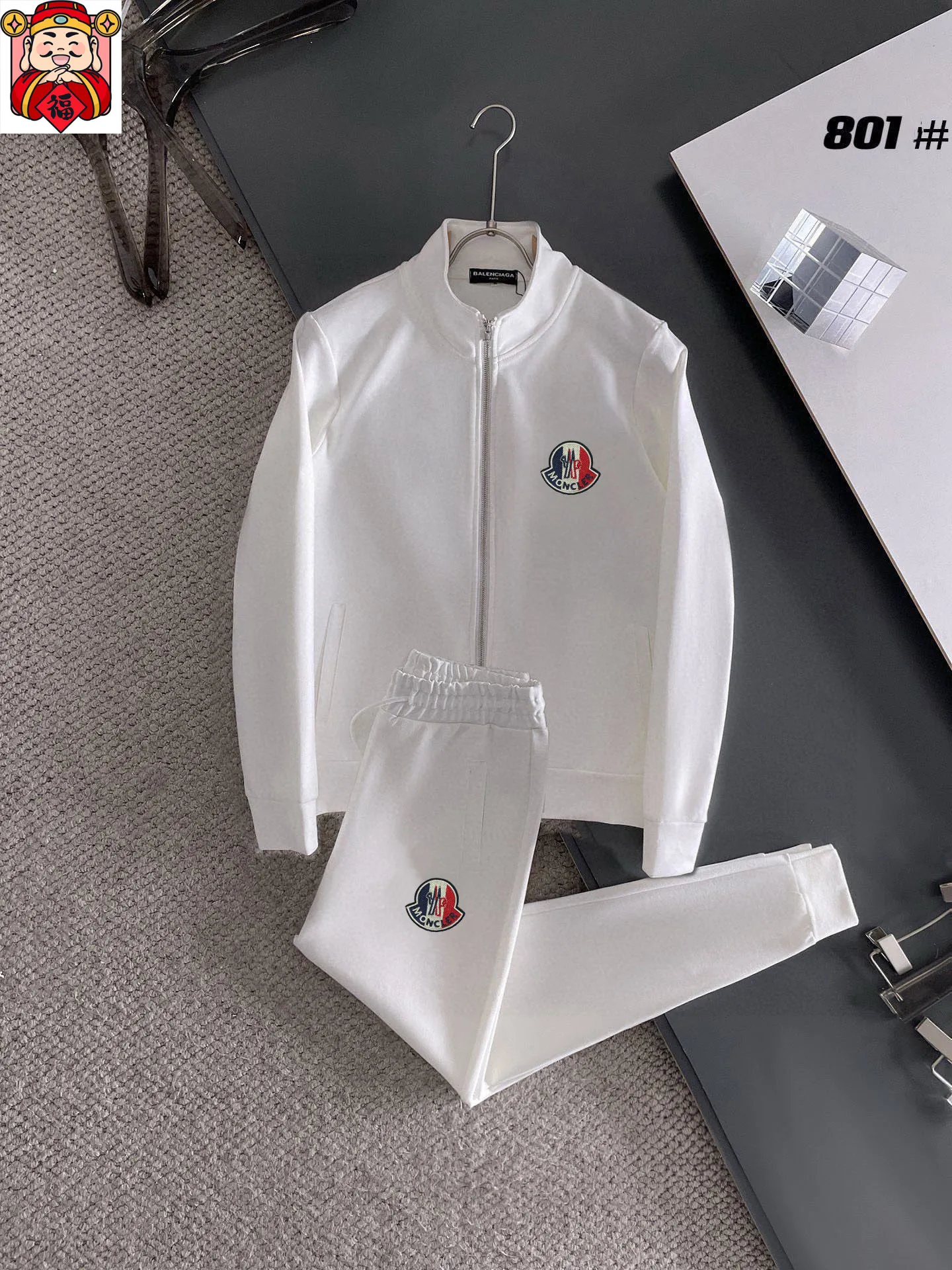 P400 💰【MONCLER】(Fat Man Gospel) hot-selling suit is coming. Focus on the original version of the official website. 2025 new hot-selling cardigan and sweatshirt suit. The original product is carefully crafted by 🇭🇰. It has a fitting and perfect upper body effect. 100% natural high-quality Roman cotton, close-fitting comfort, noble and elegant! Original hardware embodies elegance and nobility! Counter size: M-5XL (maximum wear up to 220 pounds)
