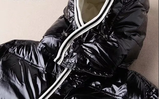 P740 Moncler (muzzle) classic popular fashion men's short style with hood and glossy size 1-5