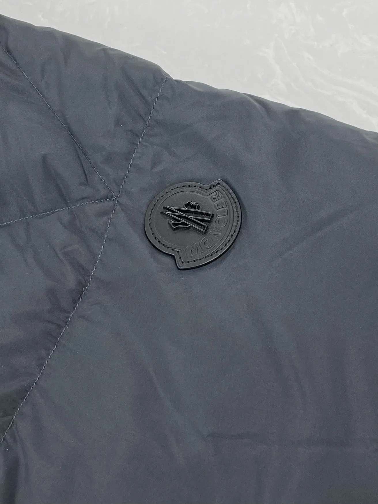 P970 (high version) Moncler-MONCLER leather logo zipper down jacket Size:1 2 3 4 5