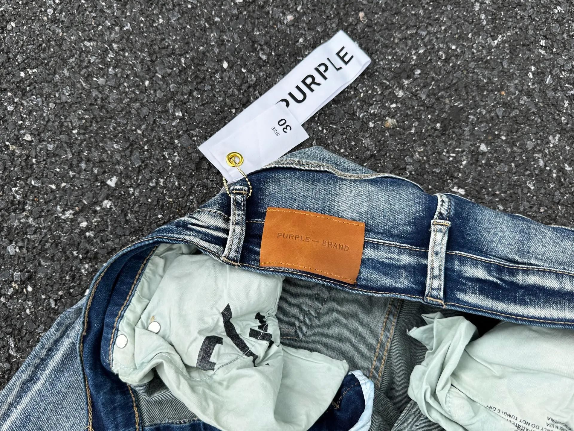🅿️230 PU3-1 blue (the back pocket label will not be returned or exchanged once it is removed) Top foreign trade order Purple Brand hole-splashed paint stretch skinny jeans, same style for men and women Accessories: complete accessories, all in original packaging, two tags and two labels on the back pocket to distinguish the low-end version on the outside, hardware and buckles are aligned, authentic and original with logo, aluminum alloy buckle, authentic printing inside the jeans pocket, every detail distinguishes any version on the market Fabric: Genuine pattern-making and authentic custom-made imported fabrics using unique washing and dyeing methods, and individually hand-painted - hand-painted ripped micro-elastic jeans Size: 28 30 32 34 36