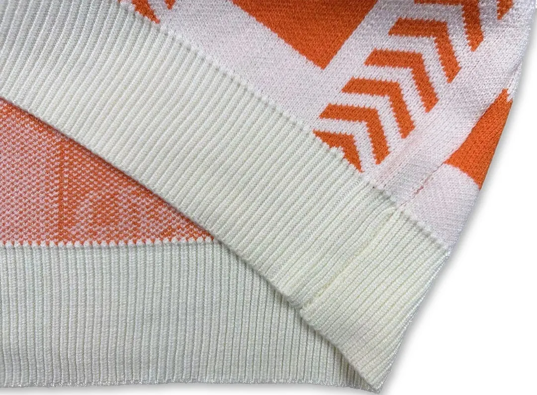 P240 Rhude 23 new speed limiter jacquard sweater with logo Size: M L XL XXL