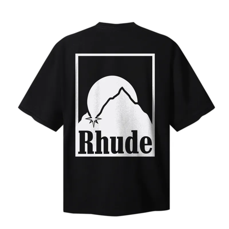P106 No. 786 RHUDE MOONLIGHT BADGE TEE short-sleeved T-shirt | Another photo shoot by Butler