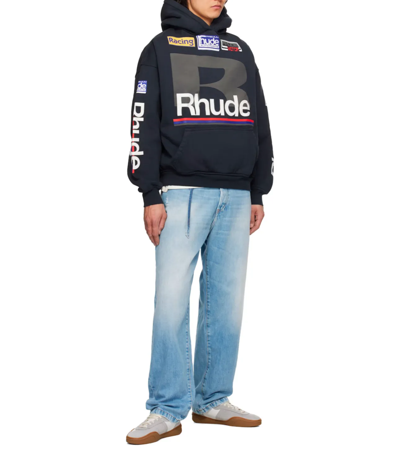Style number: 8889 P266 RHUDE new co-branded American racing 🏎️ style sweatshirt