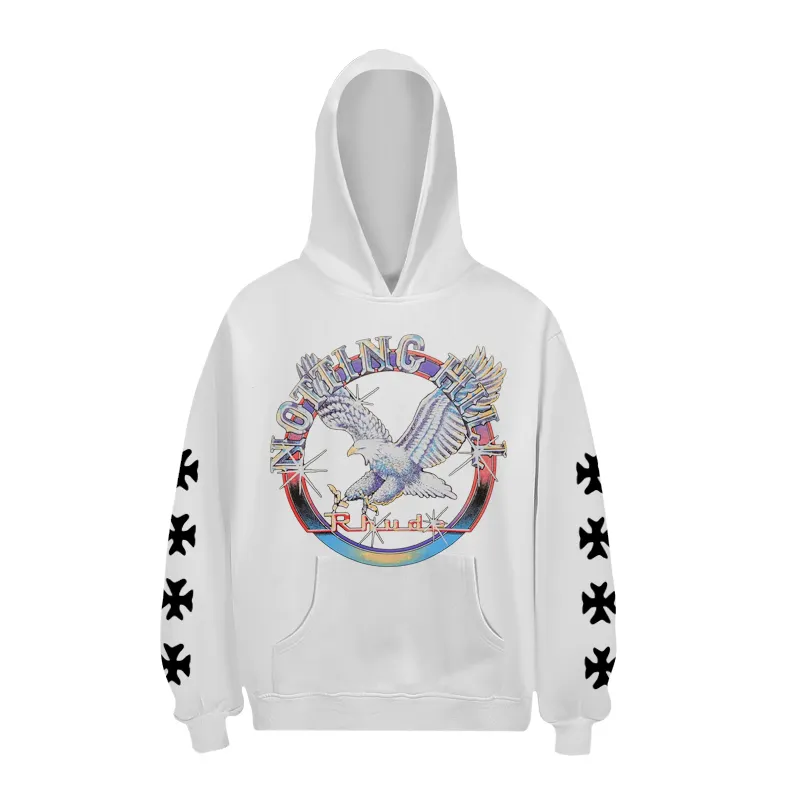 P160 No. 833 Rhude Eagle Hoodie Terry sweatshirt | Another photo shoot by Butler