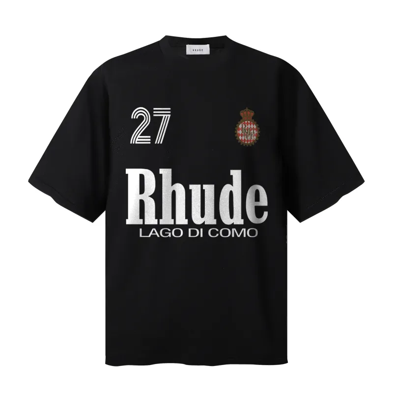 P106 No. 785 RHUDE 27 LAGO DI COMO T-shirt short-sleeved T-shirt | Another picture butler