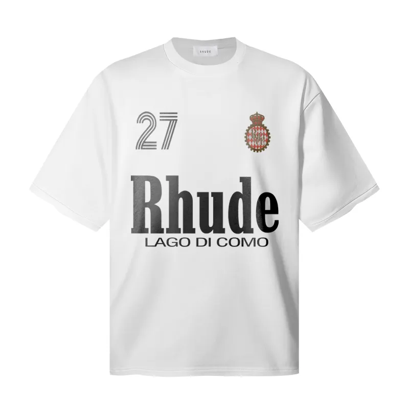 P106 No. 785 RHUDE 27 LAGO DI COMO T-shirt short-sleeved T-shirt | Another picture butler