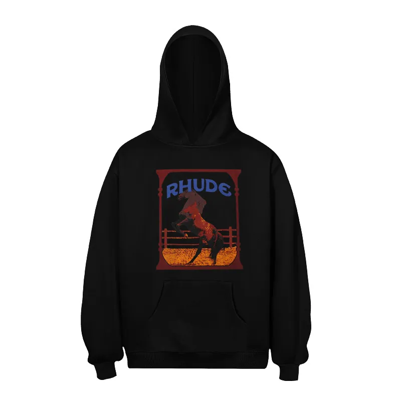P160 No. 838 RHUDE CADRE Hoodie Terry sweatshirt | Another photo shoot by Butler