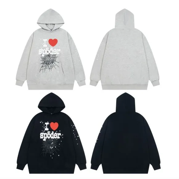 P170 new sweatshirt model number S25 Sp10der 555 black gray