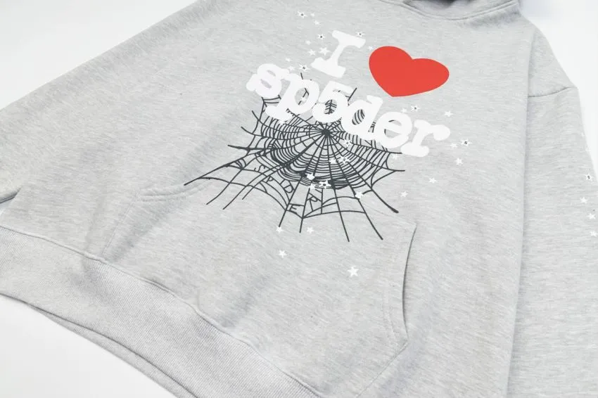 P170 new sweatshirt model number S25 Sp10der 555 black gray