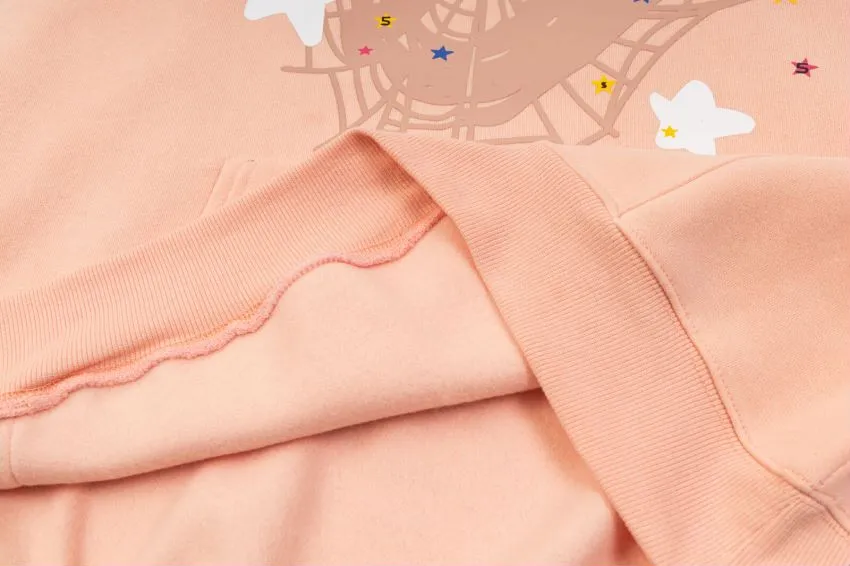 P170 new sweatshirt model number S21 Sp10der 555 light pink light blue