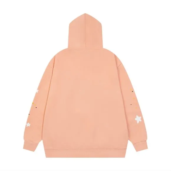 P170 new sweatshirt model number S21 Sp10der 555 light pink light blue