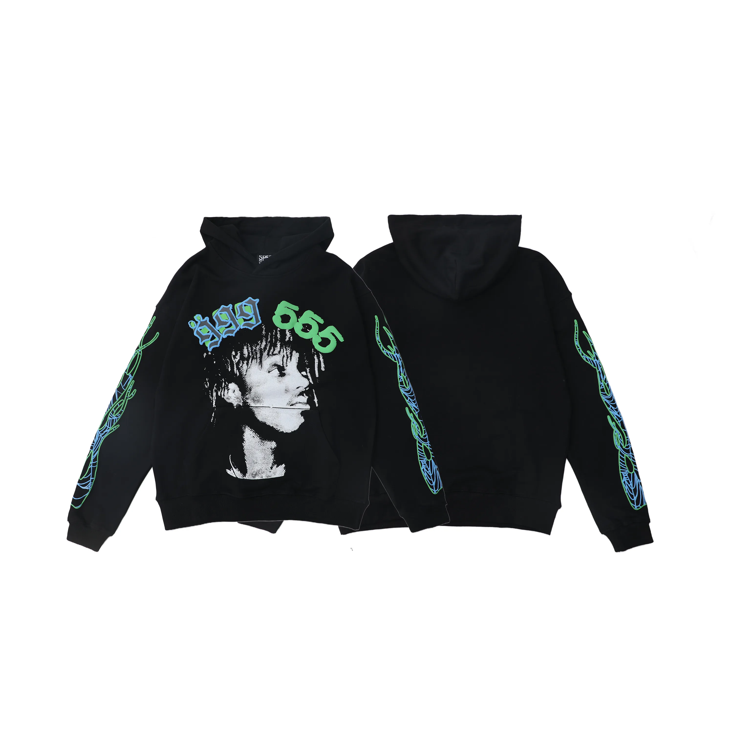 177#P190 Meichao Sp10der hooded sweatshirt s-xl
