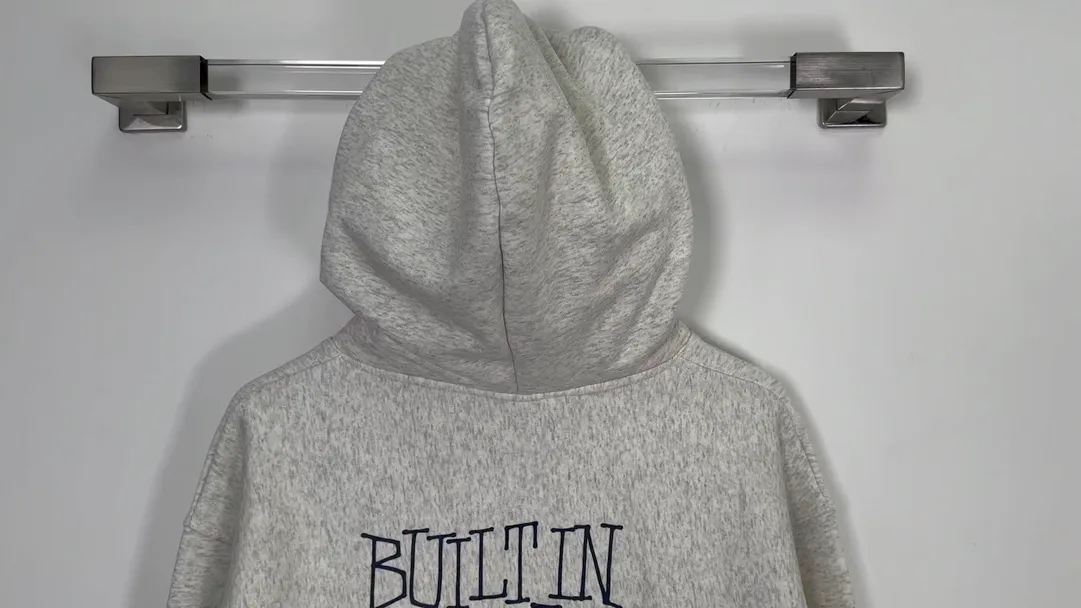 Graffiti word sweatshirt Stussy FW24 BUILT IN USA HOODIE English logo on the back plus velvet hooded sweatshirt/hoodie black gray dark blue S-XL