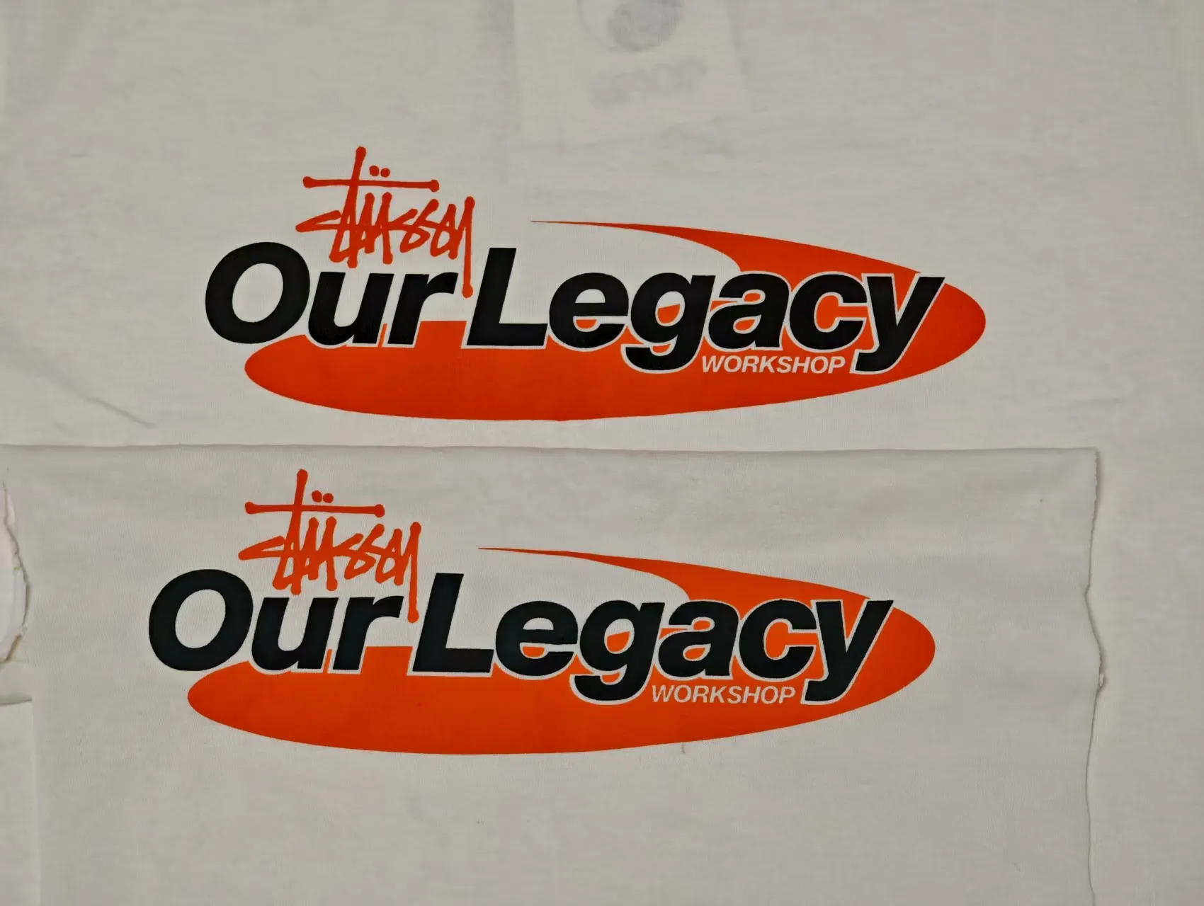 New model preview: OL co-branded T-shirt STUSSY X OUR LEGACY TEE The new season of STUSSY The pattern is just like stussy carrying Our Legacy while surfing. This time the official version did not come out in white, but in a beige color that is closer to nature. It looks great with the orange print. Don’t miss it.