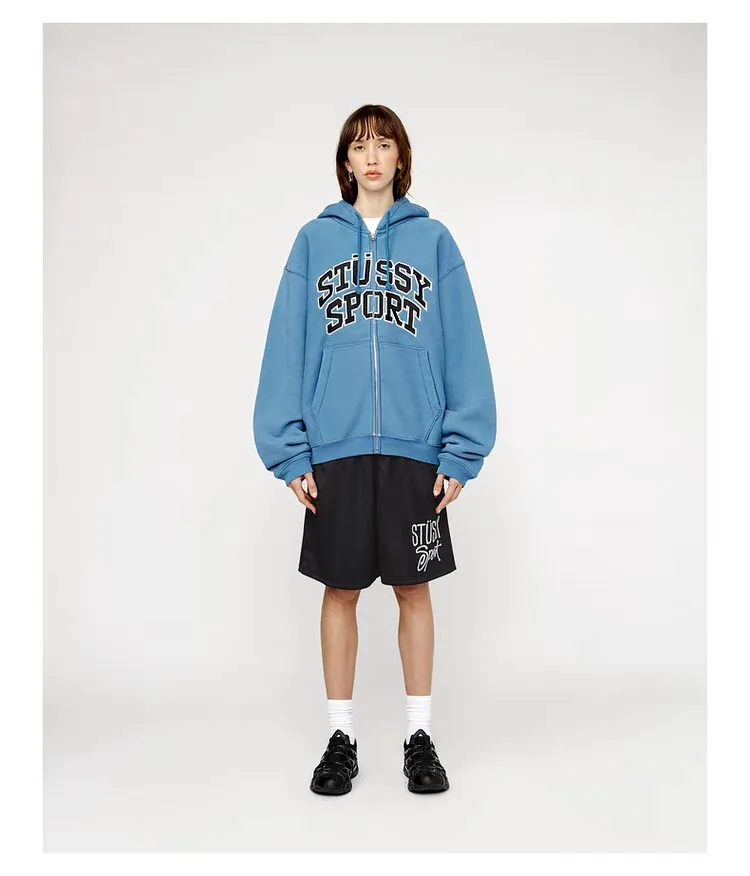 STUSSY SS24 SPORT SHORT casual mesh shorts black S-XL