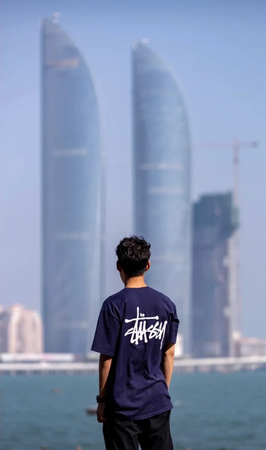 Spot goods! Stussy SS24 Basic StÜssy Tee classic letter Logo printed short-sleeved T-shirt couple style black and white dark blue S-XL