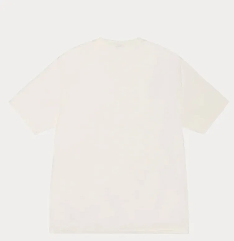 OL joint T-shirt STUSSY x OUR LEGACY joint model SS25 WORK SHOP SWIRL TEE PIGMENT DYED printed short-sleeved TEE off-white black S- XL