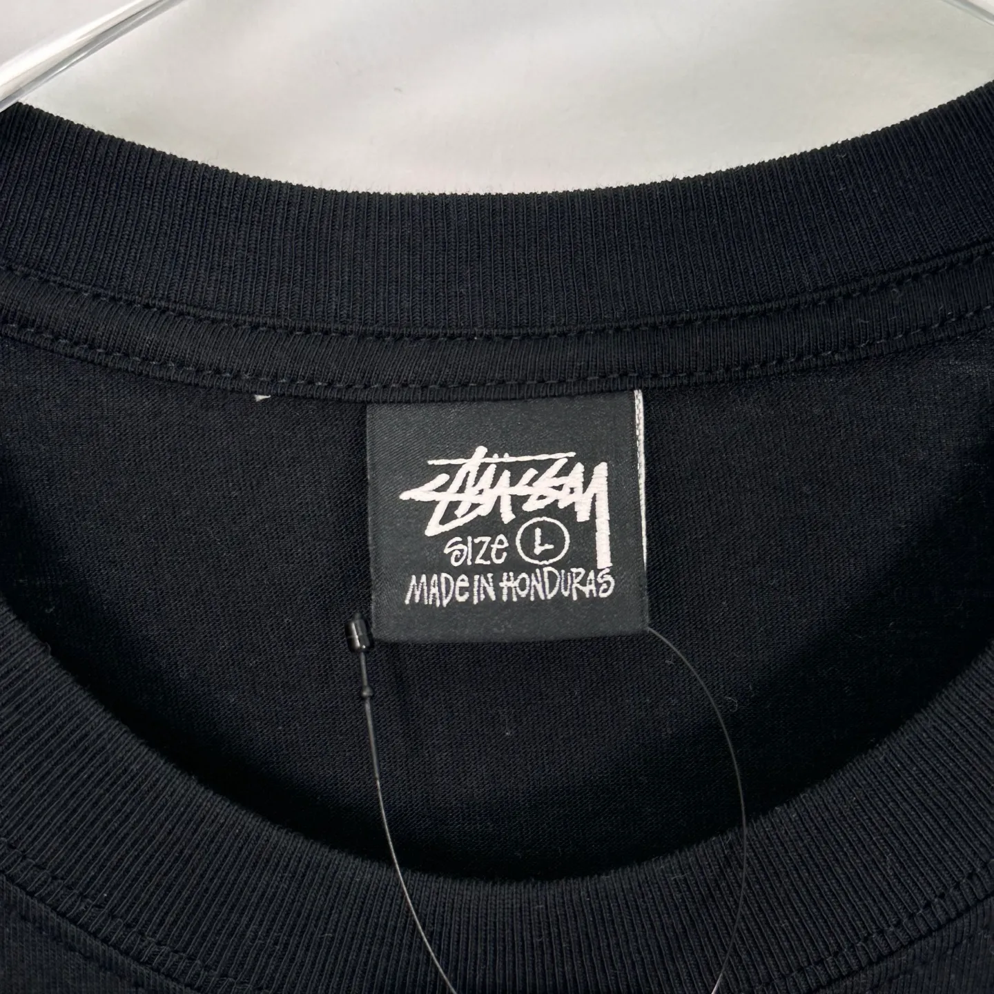 Spot goods! Crown Dog T-shirt STUSSY SS25 DOG CROWN TEE Black and White S- XL