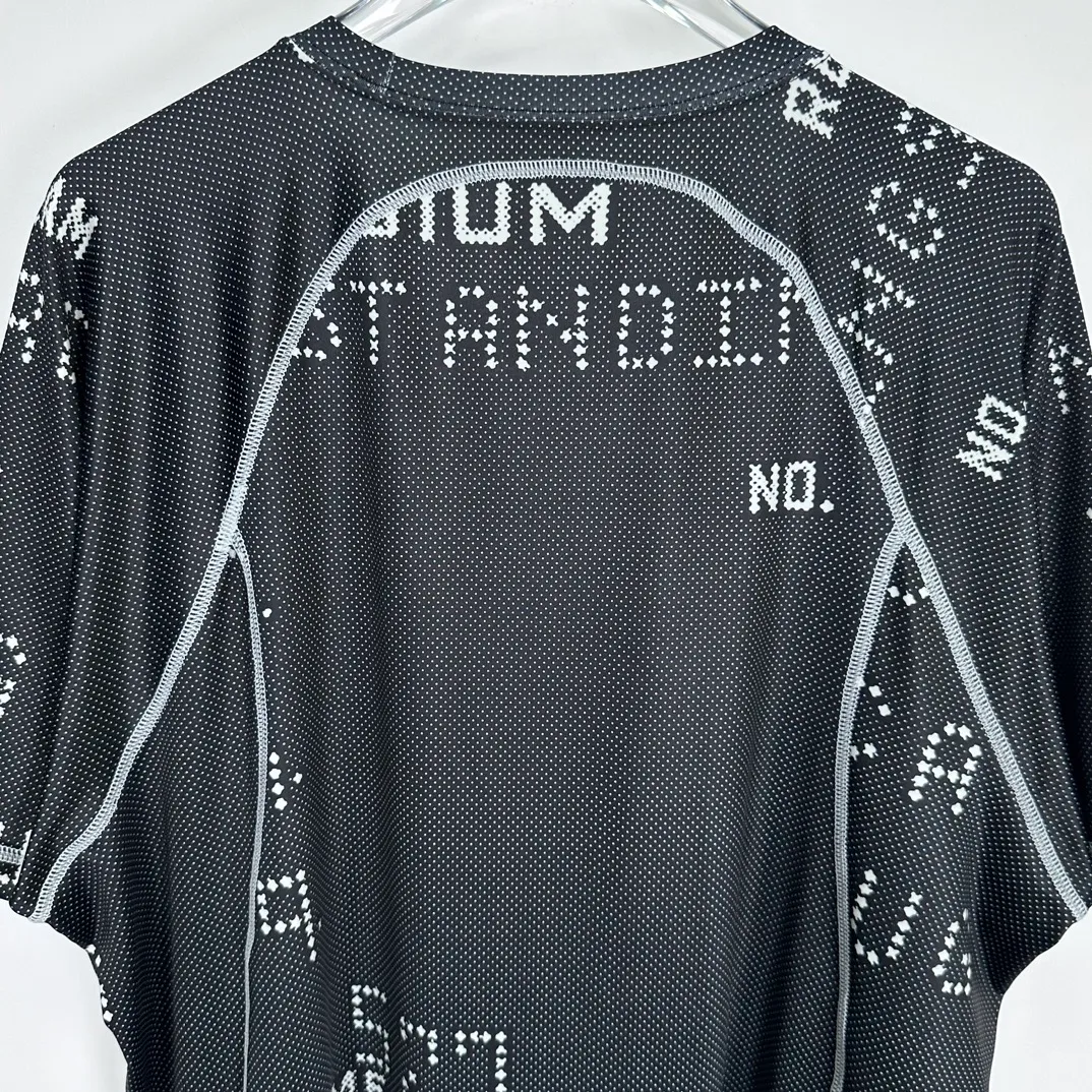 Nike x Stüssy joint model printed quick-drying short-sleeved T-shirt for men and women, black S-XL