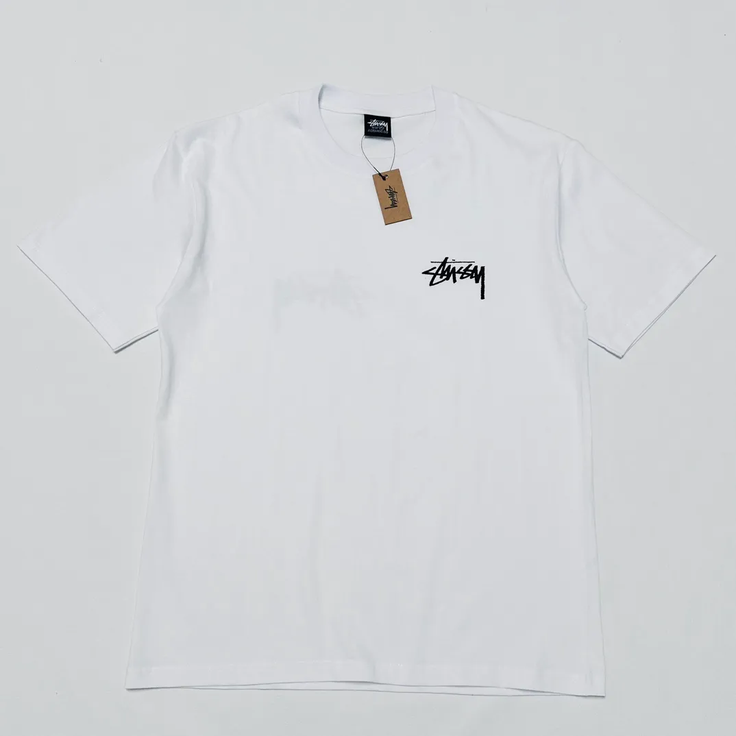 Spot goods! STUSSY SS24 Animal Series TOUCAN TEE Toucan T-shirt Black and White S-XL