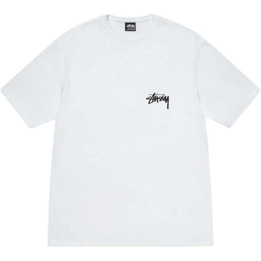 Spot goods! STUSSY SS24 Animal Series TOUCAN TEE Toucan T-shirt Black and White S-XL