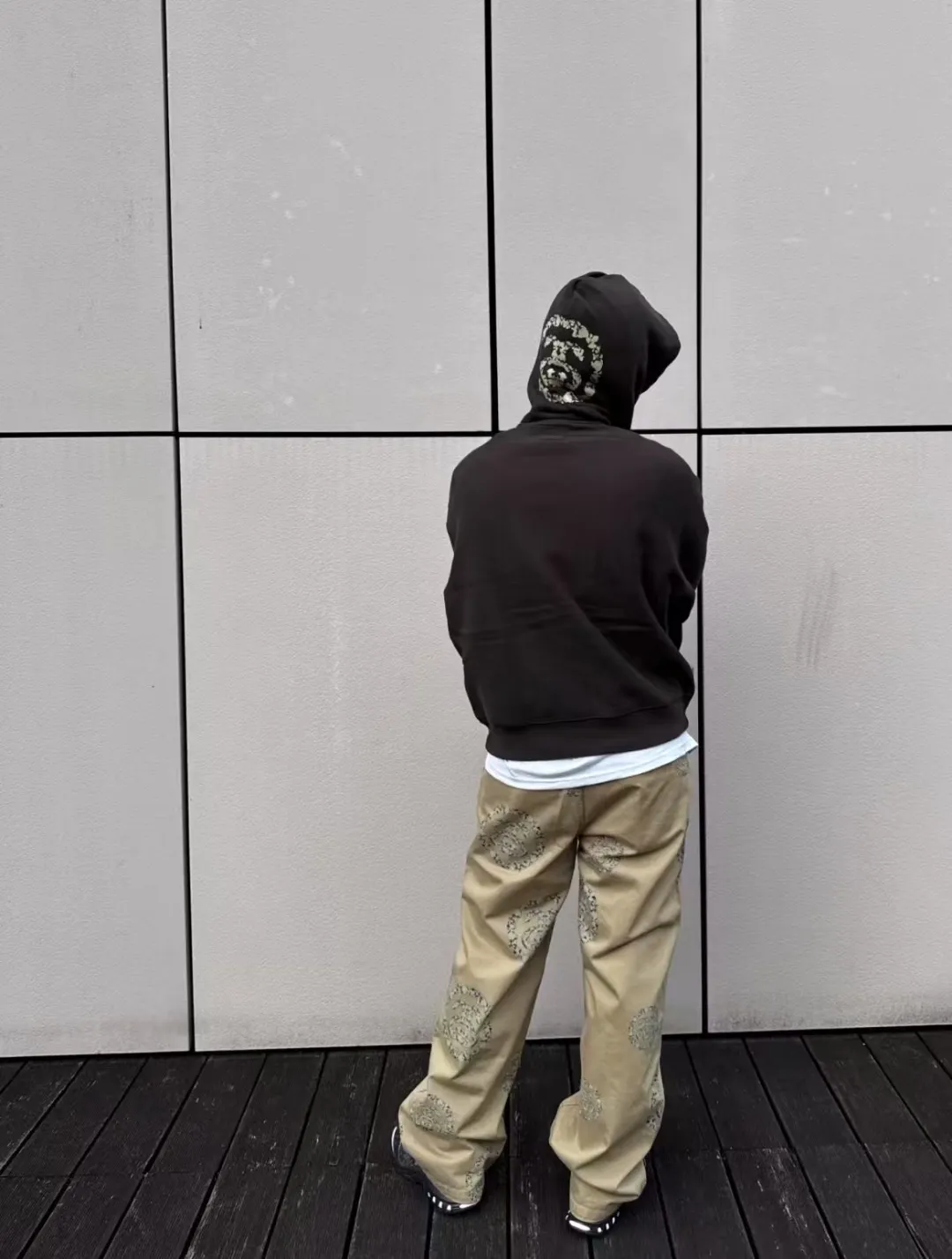 DT sweatshirt STUSSY X DENIM TEARS joint model SS25 GRAPHIC HOODIE sweatshirt/hoodie black gray S- XL