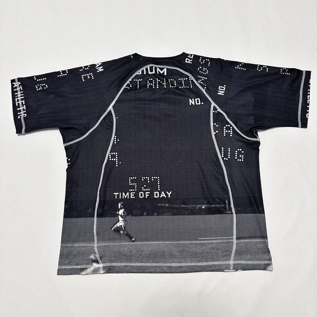Nike x Stüssy joint model printed quick-drying short-sleeved T-shirt for men and women, black S-XL