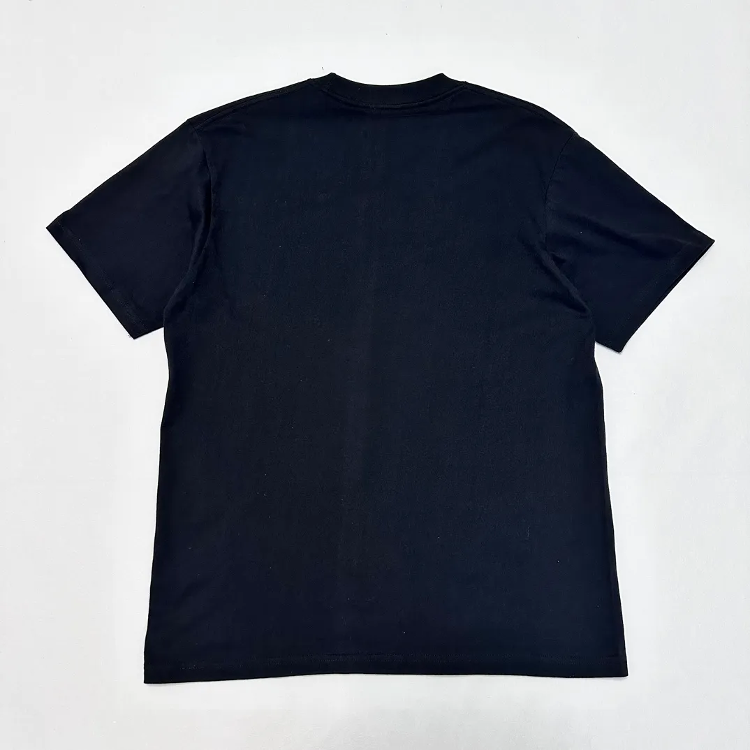 Stussy SS24 SPORT SCRIPT TEE logo letter print sports short-sleeved T-shirt, same style for men and women, black and white S- XL