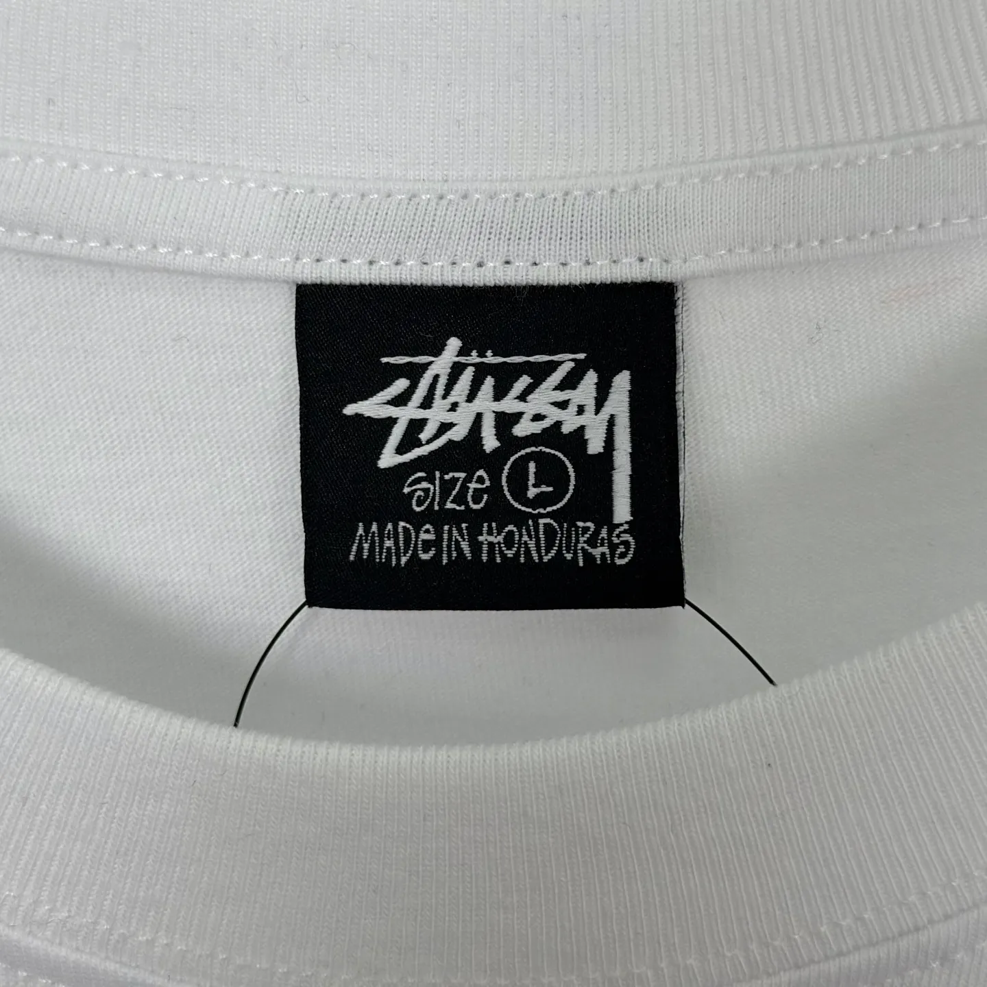 Replacement order and return of goods! Champion flag T-shirt STUSSY FW24 CHAMPION TEE black and white S-XL