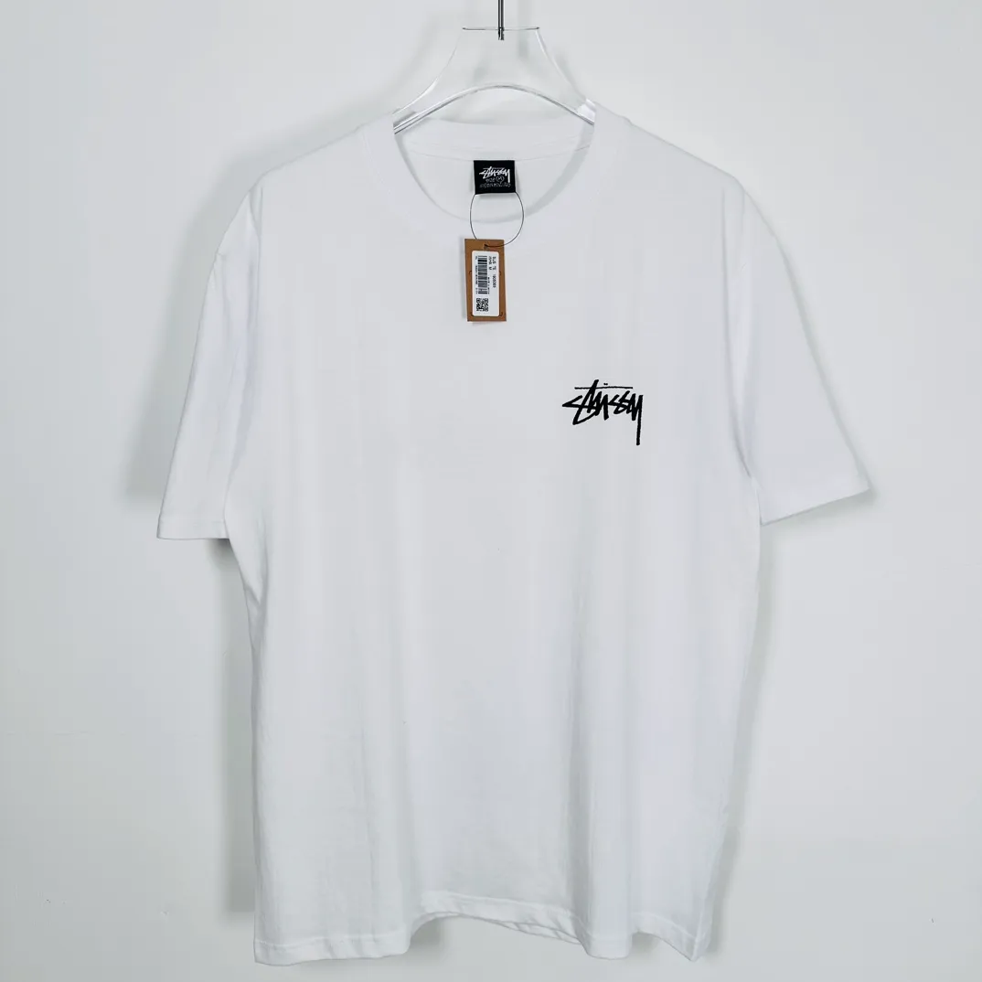 Spot goods! STUSSY SS24 Animal Series TOUCAN TEE Toucan T-shirt Black and White S-XL